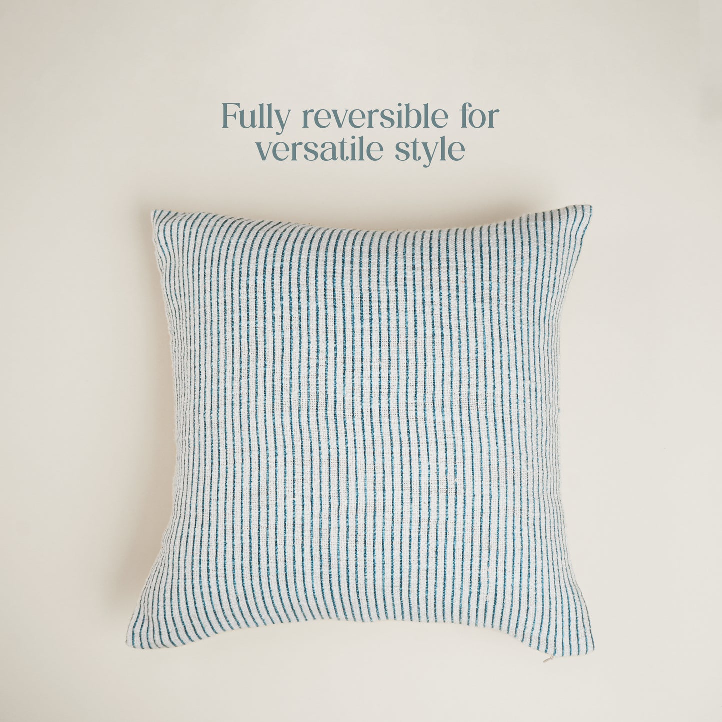 Paudha’s Handcrafted Printed Cotton Cushion Cover – Twilight Thread