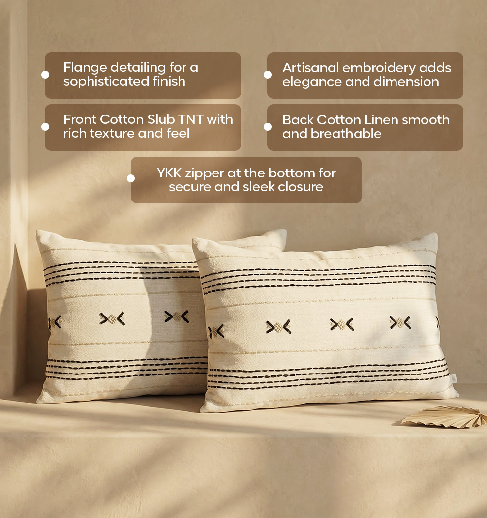 Luxury Sofa Makeover Set | Frosted Granite Knitted Sofa Throw paired with Cushions - Set of 2