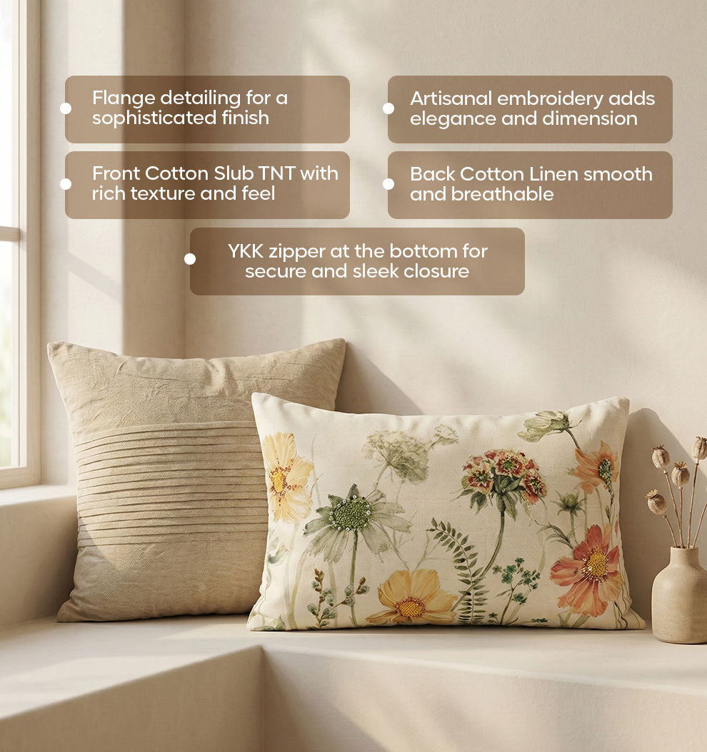 Luxury Sofa Makeover Set | Earth Olive Knitted Sofa Throw paired with Cushions - Set of 4
