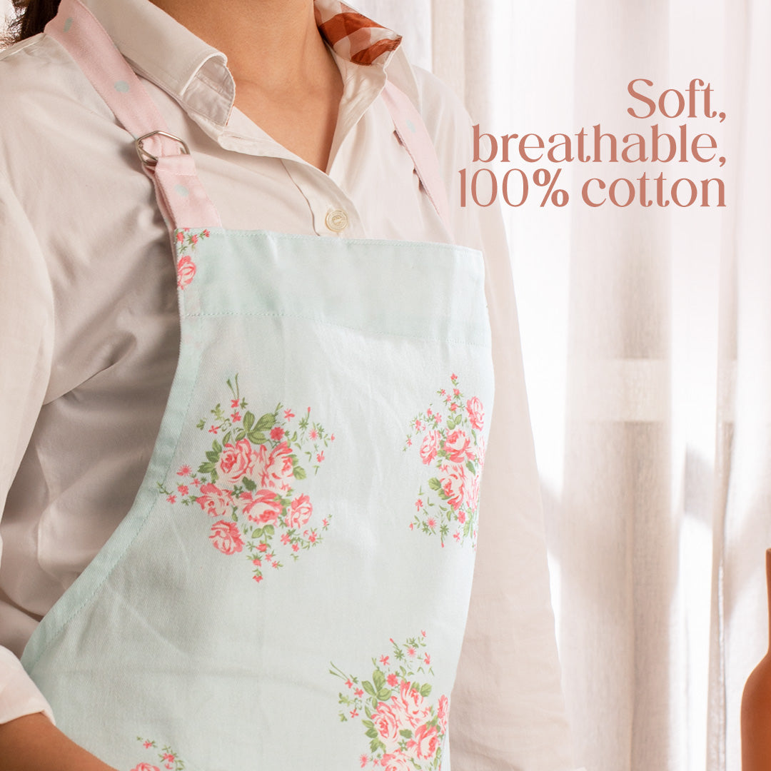 Paudha’s Elegant and Functional Aesthetic Apron - Petal Dusk
