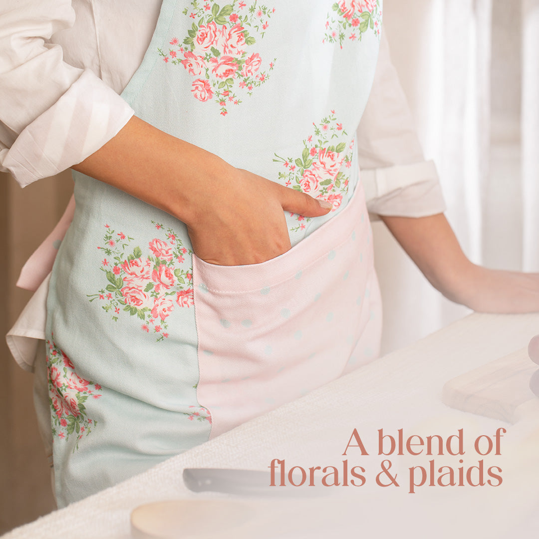 Paudha’s Elegant and Functional Aesthetic Apron - Petal Dusk