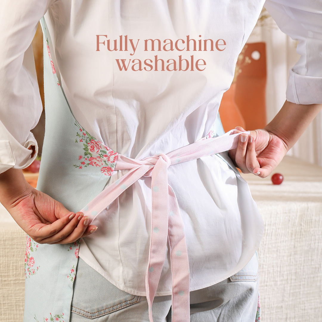 Paudha’s Elegant and Functional Aesthetic Apron - Petal Dusk