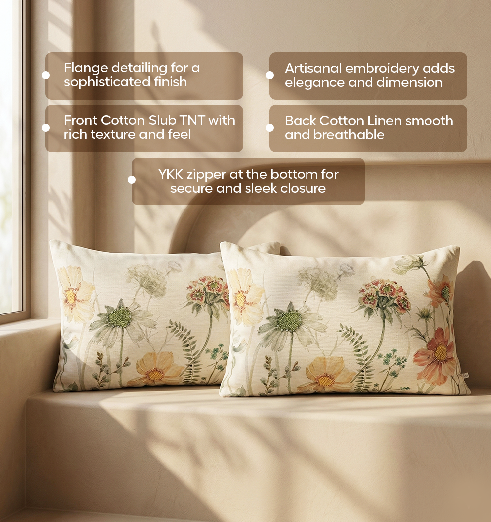 Luxury Sofa Makeover Set | Cinnamon Blaze Knitted Sofa Throw paired with Cushions - Set of 2