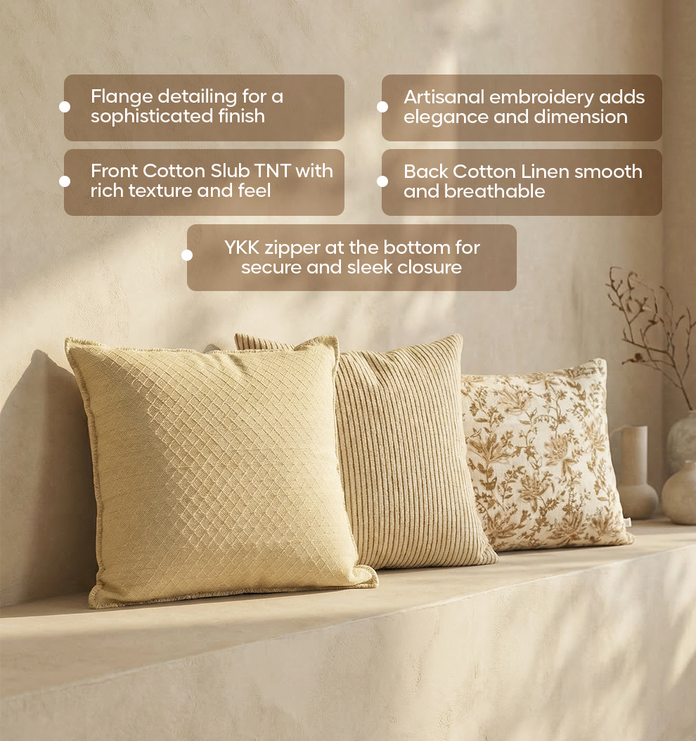 Luxury Sofa Makeover Set | Deep Chestnut Knitted Sofa Throw paired with Cushions - Set of 6