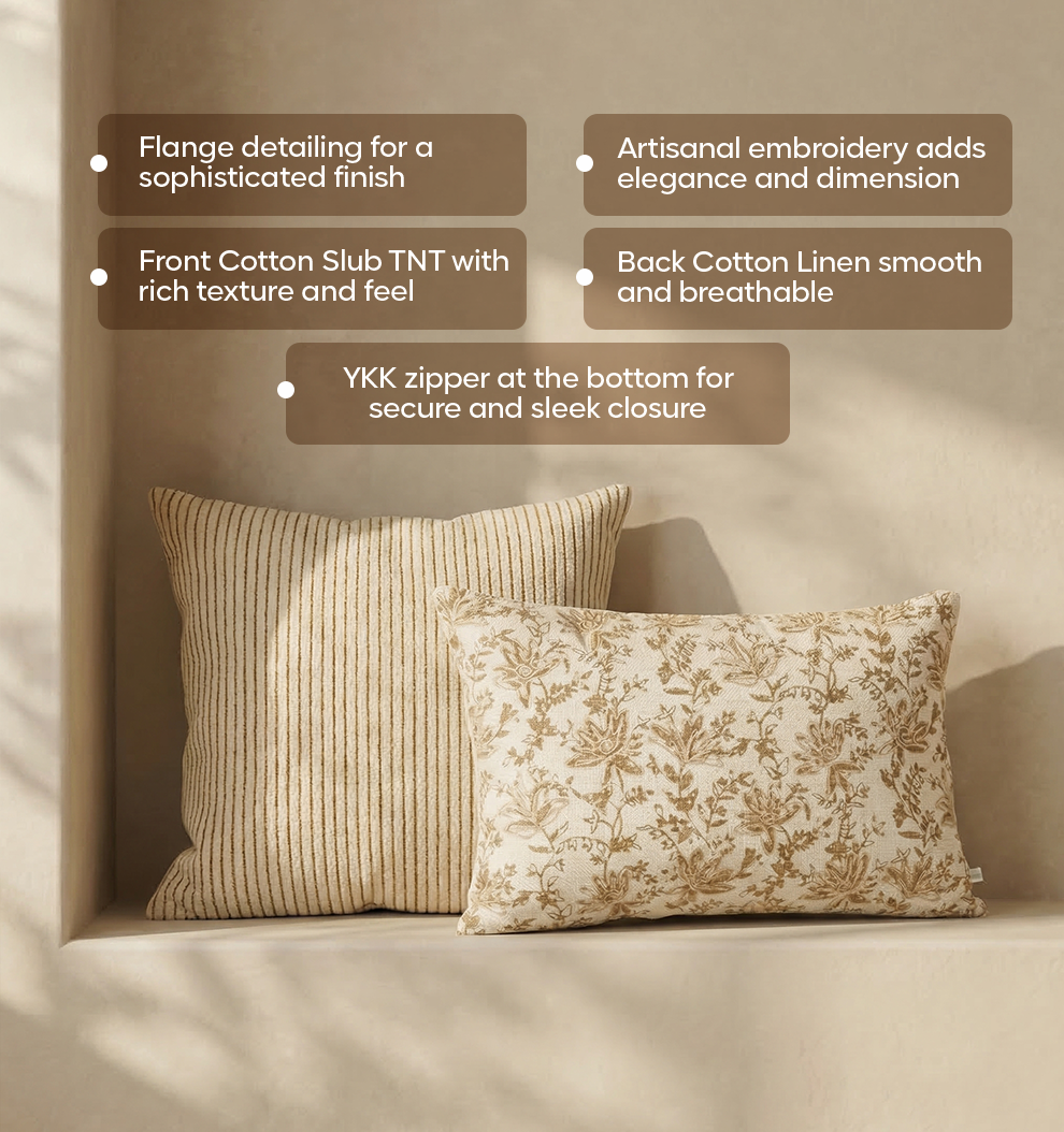 Luxury Sofa Makeover Set | Deep Chestnut Knitted Sofa Throw paired with Cushions - Set of 4