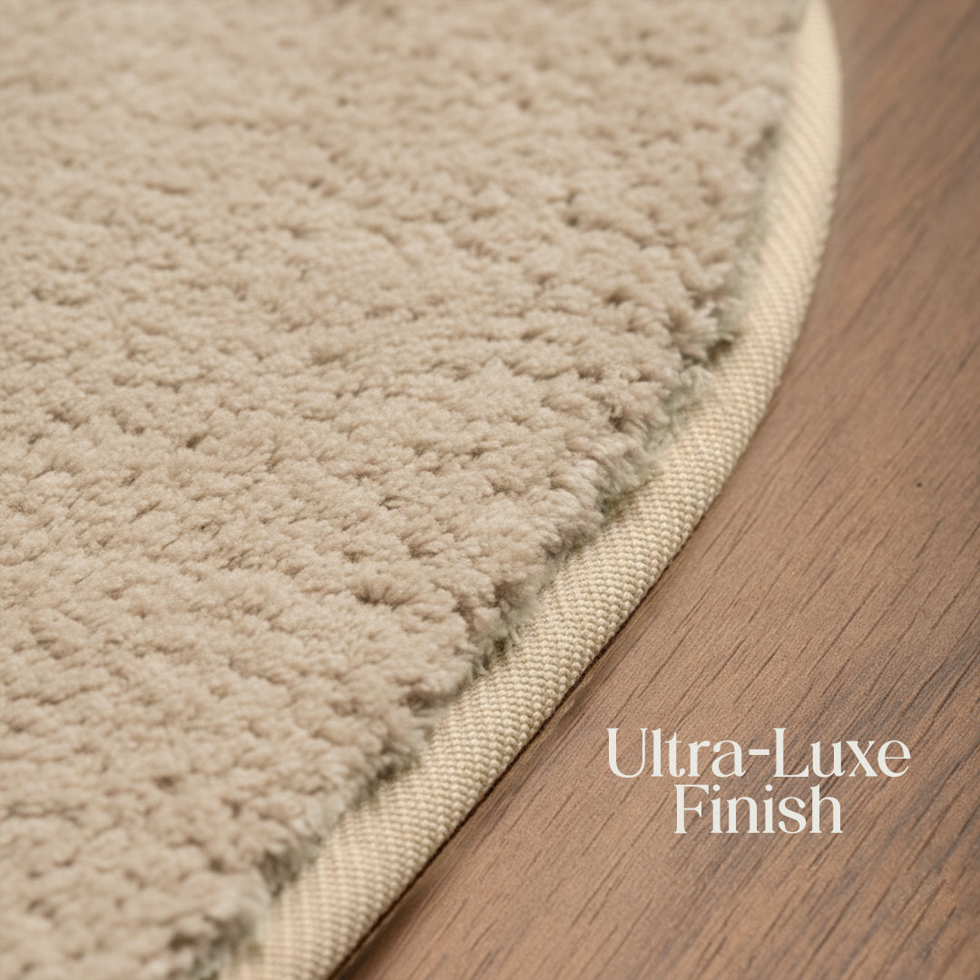 Paudha’s Sculpted Bedside Runner- Sand Whisper