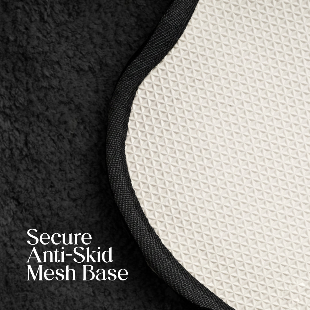 Paudha’s Sculpted Bedside Runner- Velvet Night
