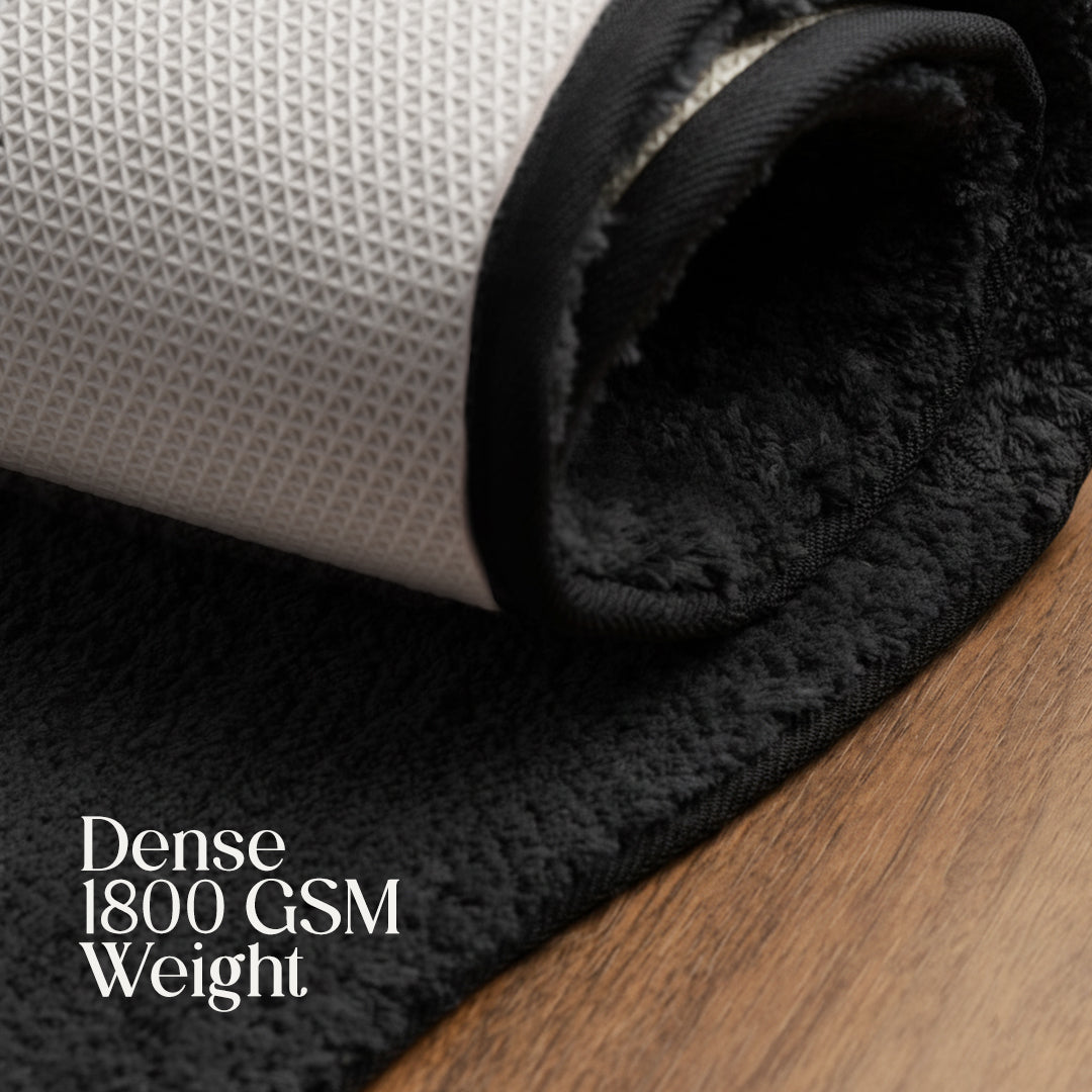 Paudha’s Sculpted Bedside Runner- Velvet Night
