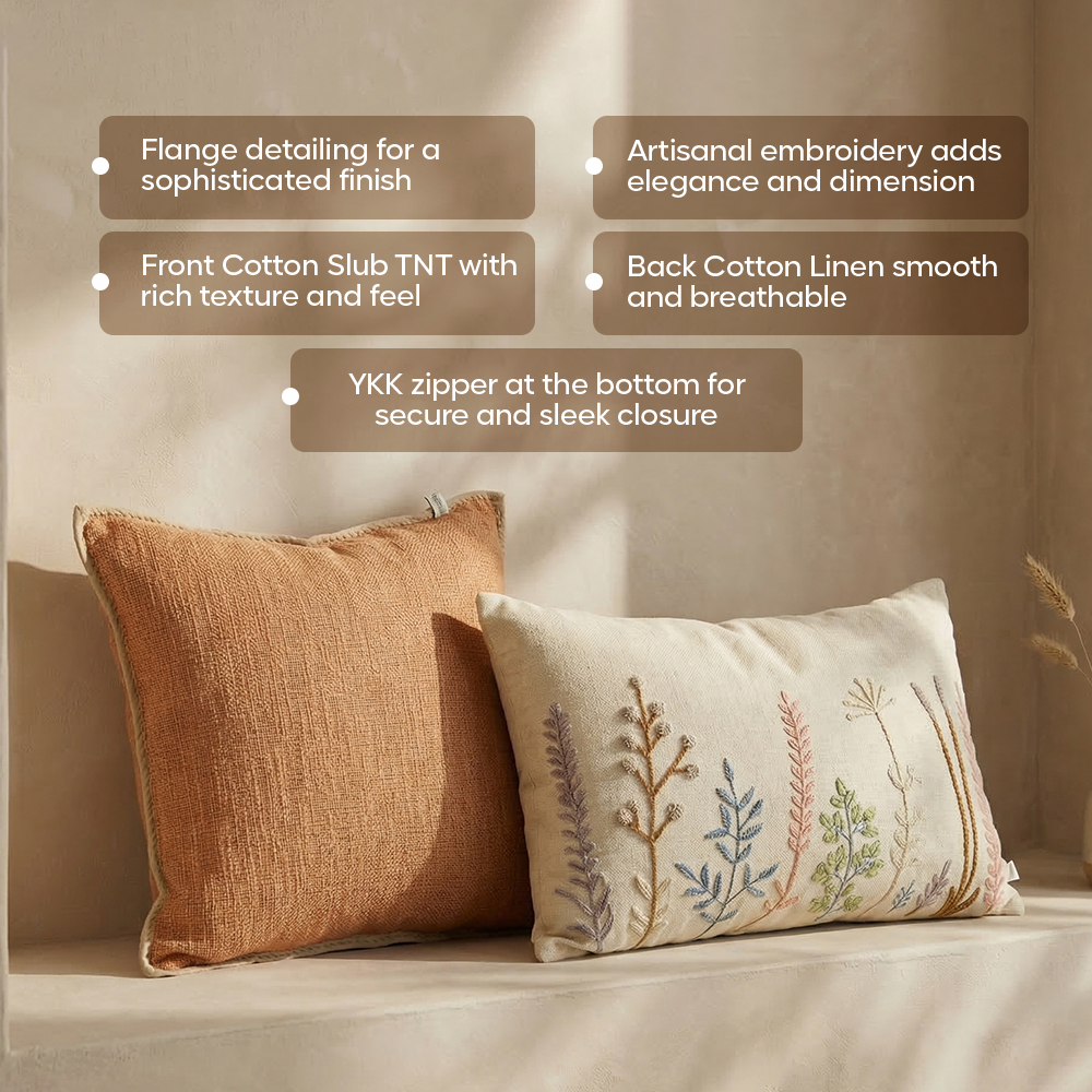 Luxury Sofa Makeover Set | Knitted Sofa Throw paired with Cushions - Celestial White - Set of 4