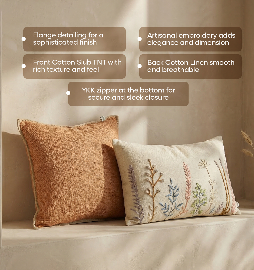 Luxury Sofa Makeover Set | Celestial White Knitted Sofa Throw paired with Cushions -Set of 4