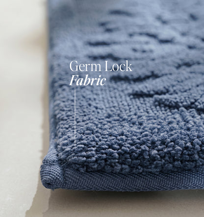 Botanical Royale Foam - Padded Bathmat - Mystic Tide