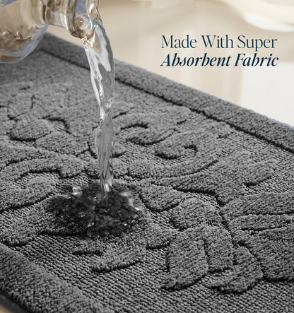 Botanical Royale Foam - Padded Bathmat - Platinum Dusk