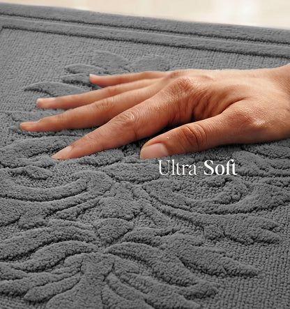Botanical Royale Foam - Padded Bathmat - Platinum Dusk