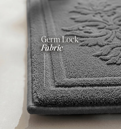 Botanical Royale Foam - Padded Bathmat - Platinum Dusk