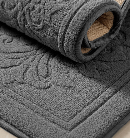 Botanical Royale Foam - Padded Bathmat - Platinum Dusk