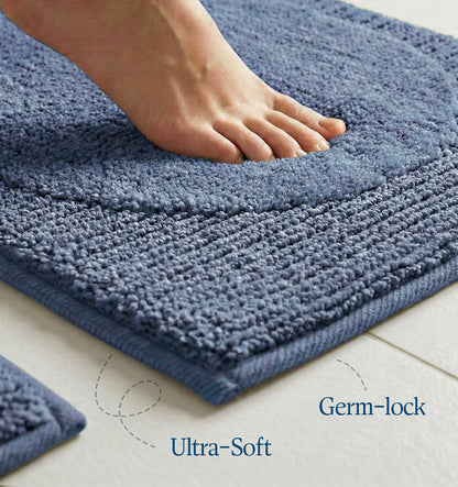 Contour Set Foam Padded Bathmat - Deep Harbor