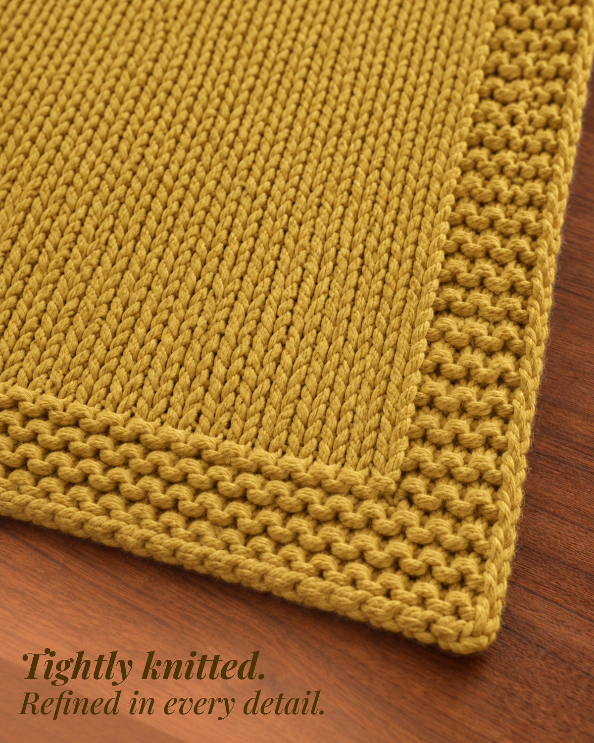 Paudha’s Exquisite Imperial Border Heavy - Knit 100% Ring-Spun Cotton Table Runner - Harvest Amber