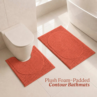 Contour Set Foam Padded Bathmat - Terra Oasis