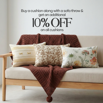 Paudha’s Exquisite All-Season Breathable 100% Cotton Knitted Sofa Throw – Deep Mahagony