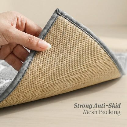 Contour Set Foam Padded Bathmat - Granite Haze
