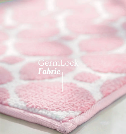 Knitted Geo Luxe Bathmat - Desert Blush