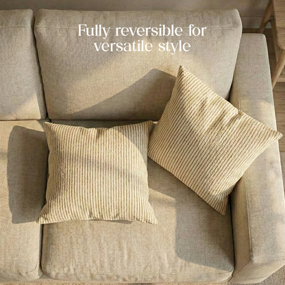 Paudha’s Handcrafted Printed Cotton Cushion Cover – Crimson Thread