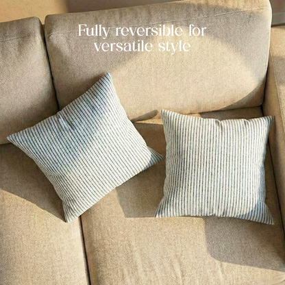 Paudha’s Handcrafted Printed Cotton Cushion Cover – Twilight Thread