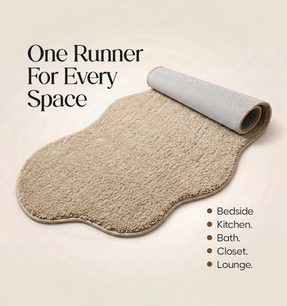 Paudha Sculpted Luxe Comfort Multi-Area Runner - Sand Whisper