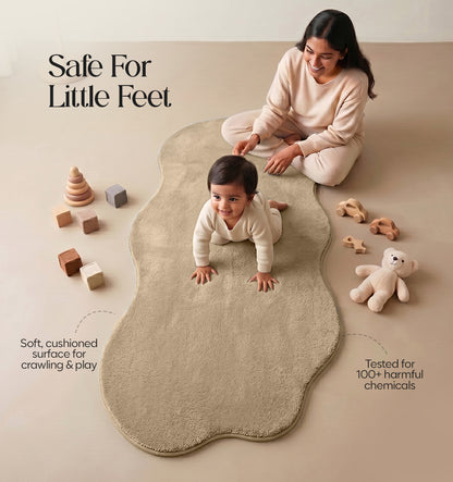 Paudha Sculpted Luxe Comfort Multi-Area Runner - Sand Whisper