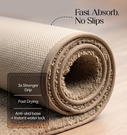 Paudha Sculpted Luxe Comfort Multi-Area Runner - Sand Whisper