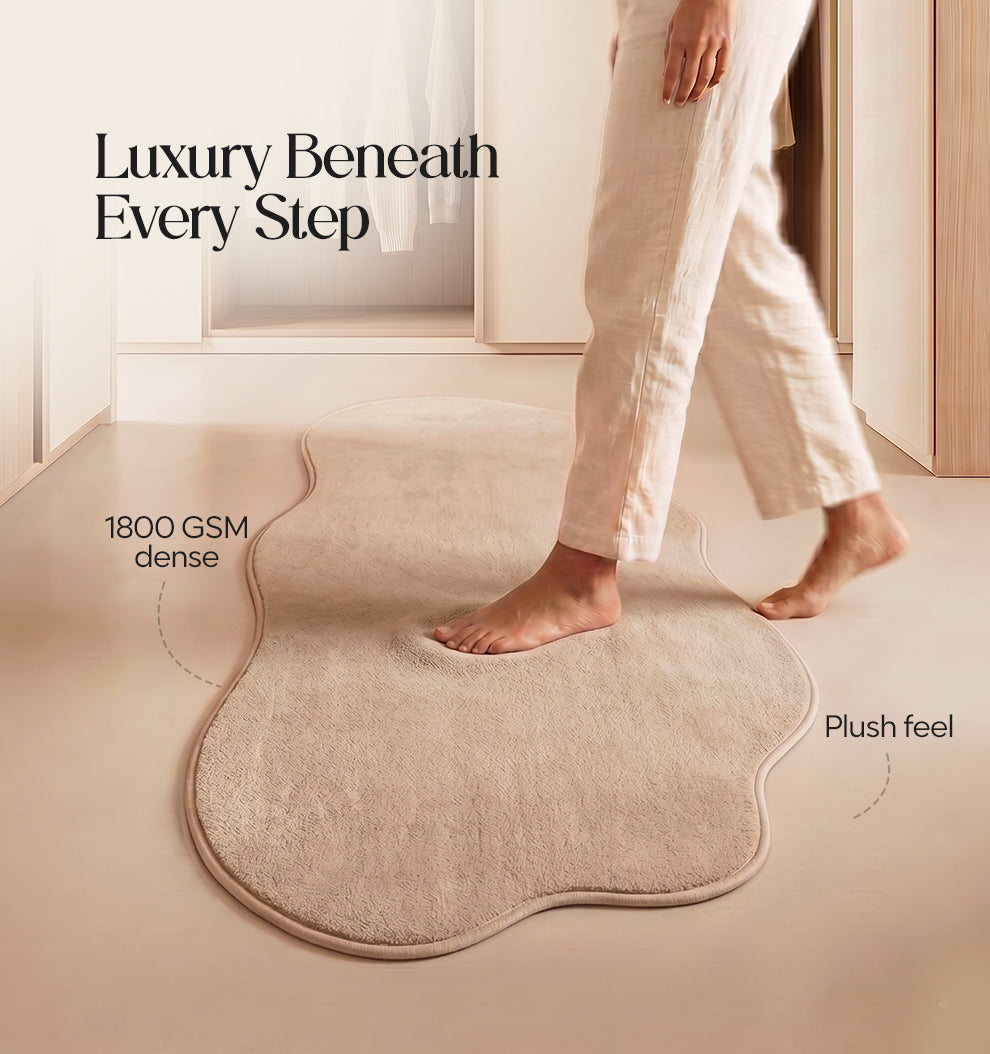 Paudha Sculpted Luxe Comfort Multi-Area Runner - Sand Whisper