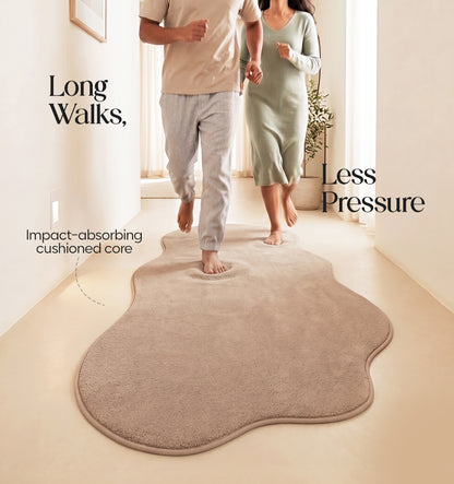 Paudha Sculpted Luxe Comfort Multi-Area Runner - Sand Whisper