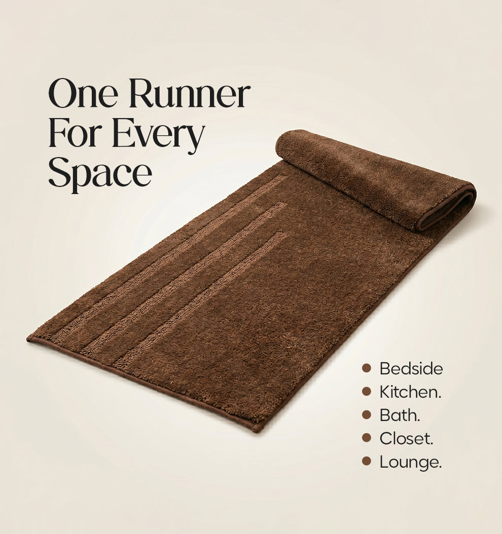 Paudha Luxe Comfort Multi-Area Runner - Cocoa Elm
