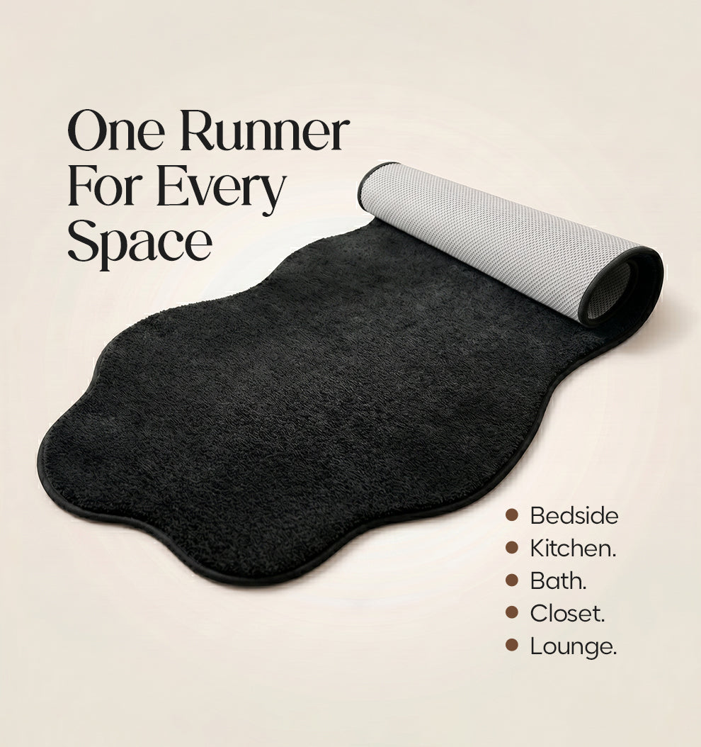 Paudha Sculpted Luxe Comfort Multi-Area Runner - Velvet Night
