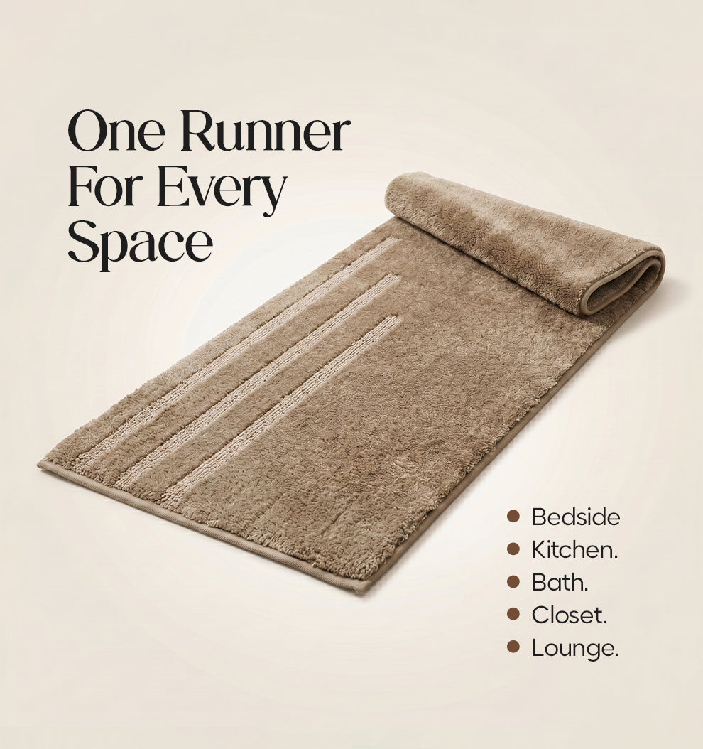 Paudha Luxe Comfort Multi-Area Runner - Hazel Dune