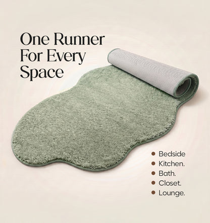 Paudha Sculpted Luxe Comfort Multi-Area Runner - Forest Veil