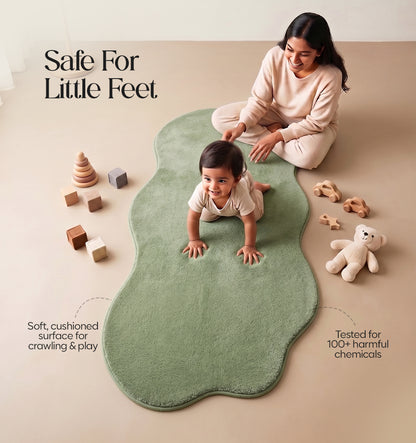 Paudha Sculpted Luxe Comfort Multi-Area Runner - Forest Veil