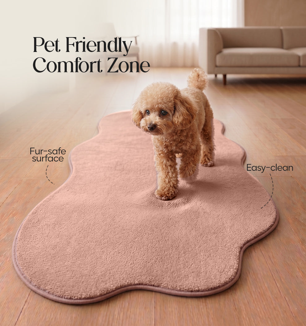Paudha Sculpted Luxe Comfort Multi-Area Runner - Rose Pearl