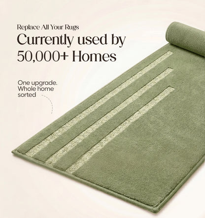 Paudha Luxe Comfort Multi-Area Runner - Thyme Moss