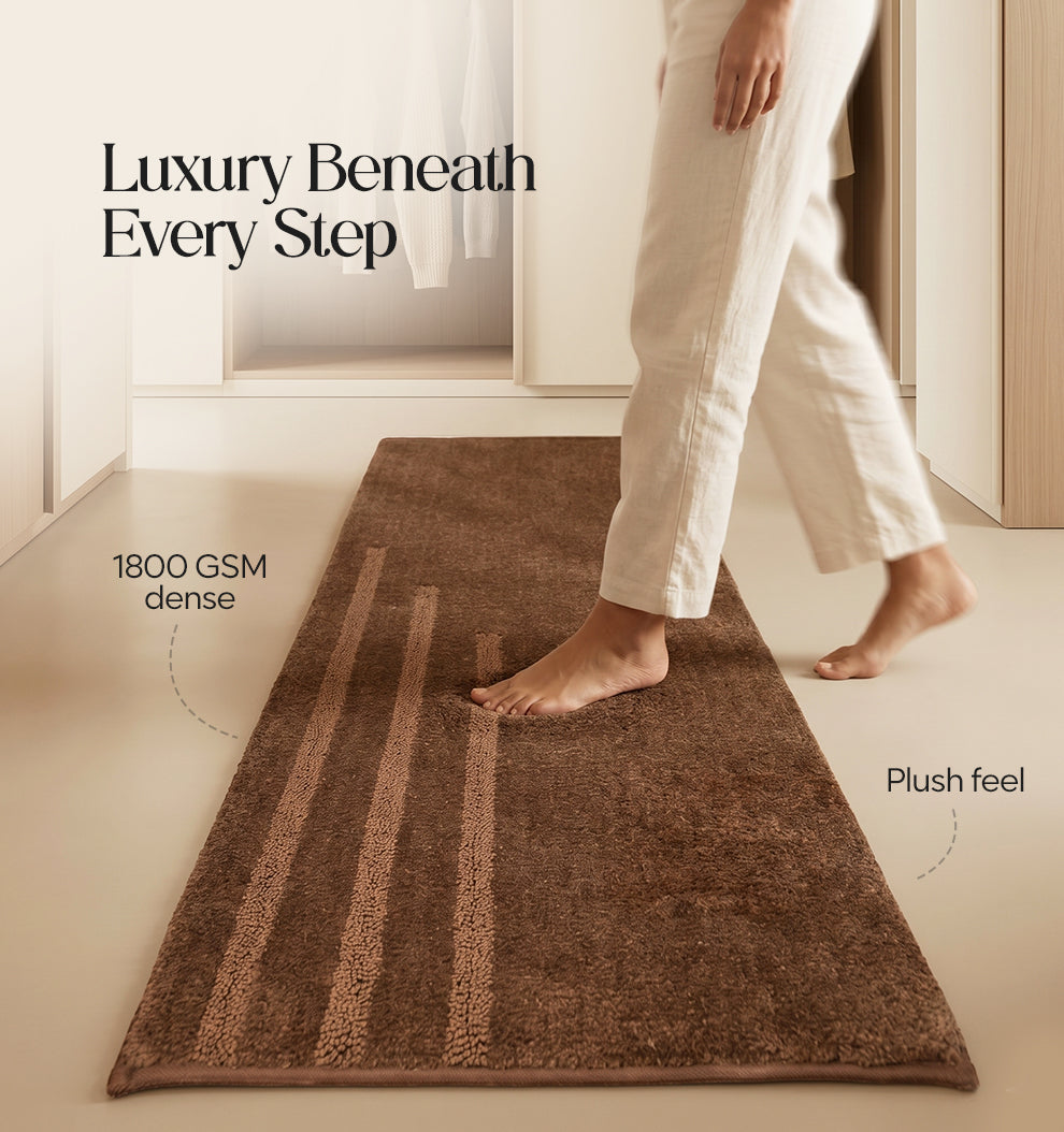 Paudha Luxe Comfort Multi-Area Runner - Cocoa Elm