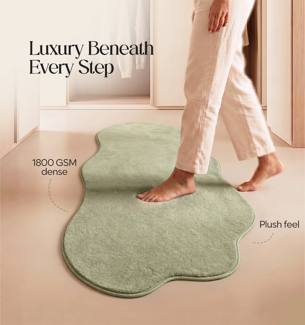 Paudha Sculpted Luxe Comfort Multi-Area Runner - Forest Veil