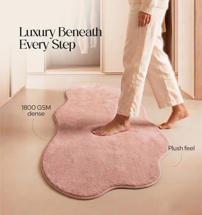 Paudha Sculpted Luxe Comfort Multi-Area Runner - Rose Pearl