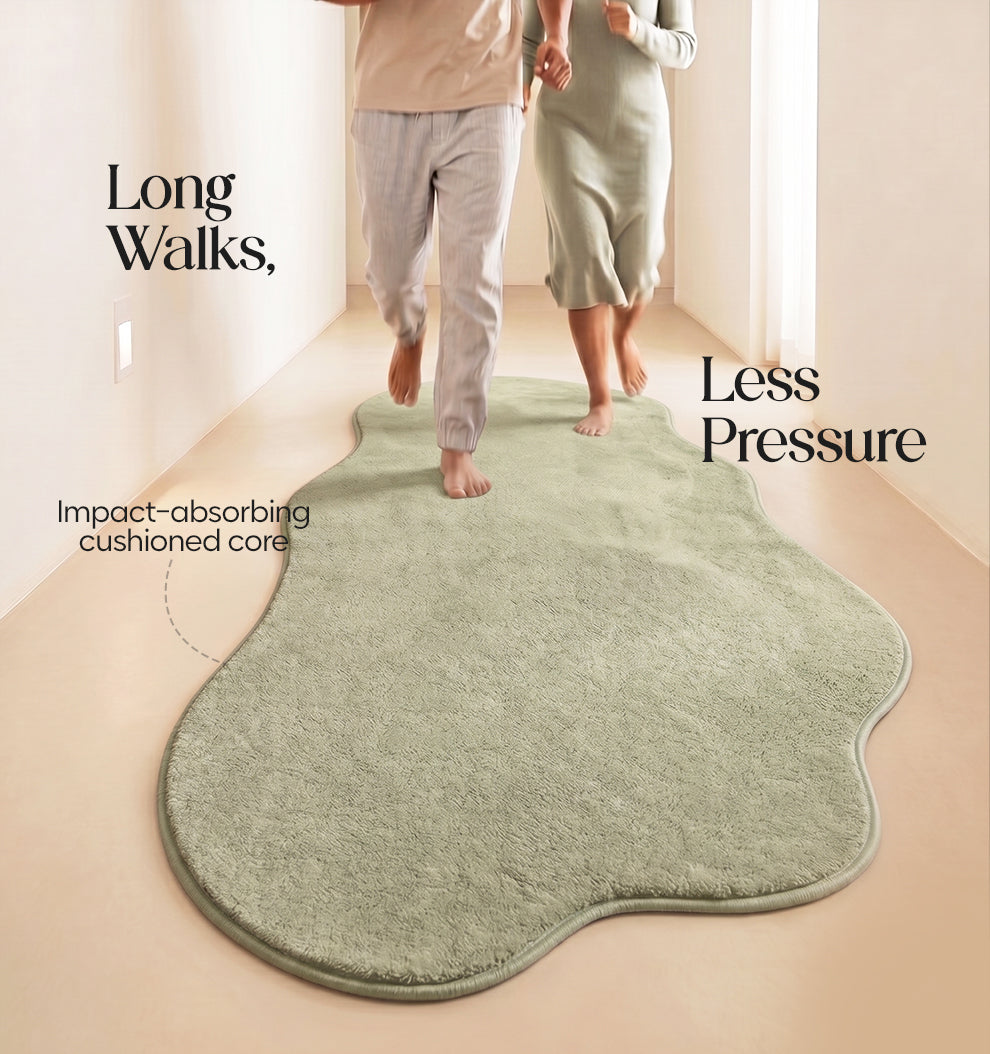 Paudha Sculpted Luxe Comfort Multi-Area Runner - Forest Veil