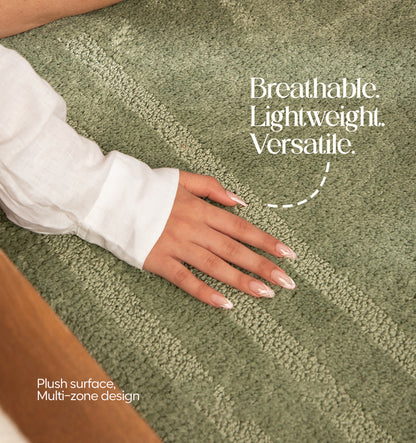 Paudha Luxe Comfort Multi-Area Runner - Thyme Moss