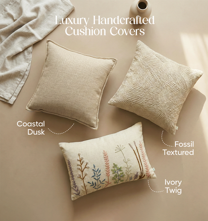 Luxury Sofa Makeover Sets | Twilight Slate Knitted Sofa Throw & Paired Cushions - Set of 6