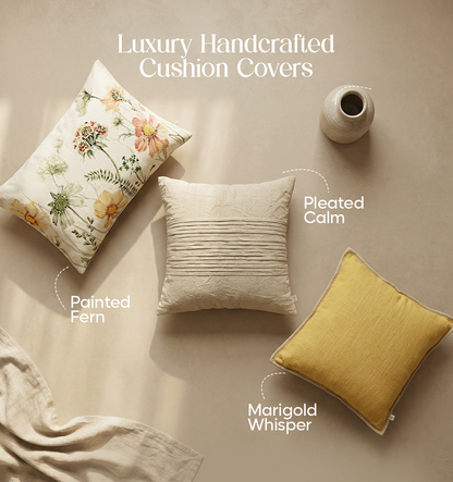 Luxury Sofa Makeover Set | Earth Olive Knitted Sofa Throw paired with Cushions - Set of 6
