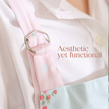 Paudha’s Elegant and Functional Aesthetic Apron - Petal Dusk
