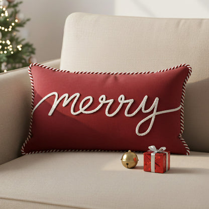 Paudha’s Handcrafted Cotton Filled Christmas Cushions – Merry Luxe