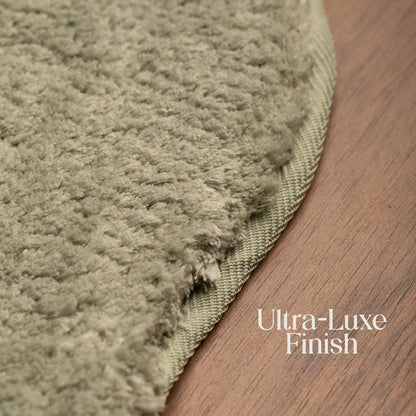 Paudha’s Sculpted Bedside Runner- Forest Veil