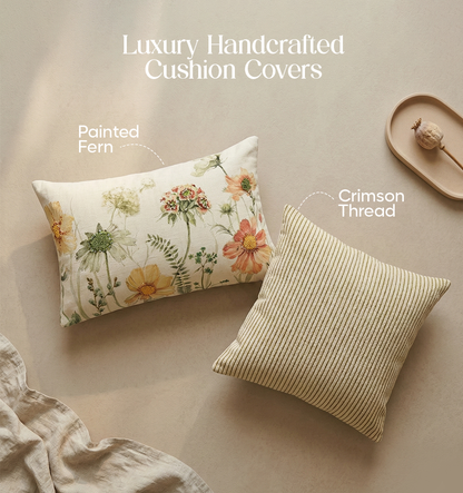 Luxury Sofa Makeover Set | Cinnamon Blaze Knitted Sofa Throw paired with Cushions - Set of 4